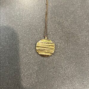 Gorjana Gold Sunset Coin Necklace